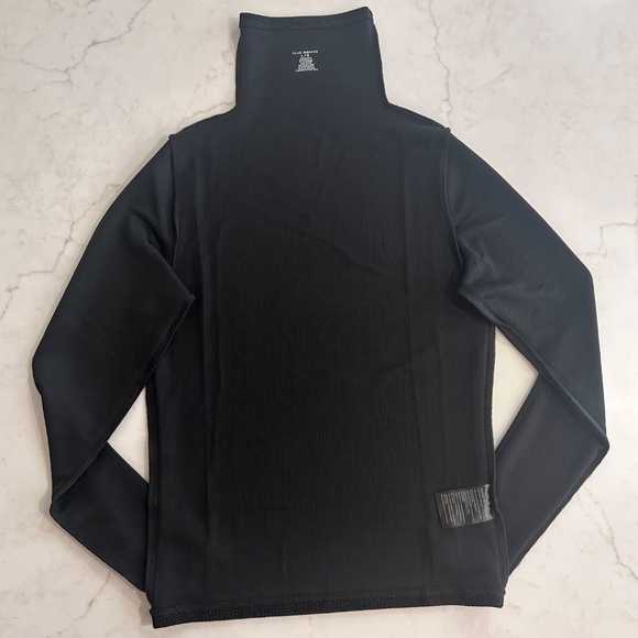 Club Monaco Lurex Metallic Julie Turtleneck - Black - Large - Slim Fit - Sleek! - Picture 5 of 10